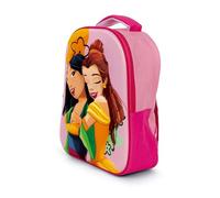 ARDITEX - Mochila infantil 3D de Princesas de Disney - 26x32x10cm - Color Rosa - Perfecta para niñas - Ideal para la guardería, el colegio y la escuela
