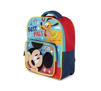 ARDITEX - Mochila infantil de Mickey de Disney - 30x24.5x11cm - Color Azul y Rojo - Perfecto para niños - Ideal para la guardería, el colegio y la escuela