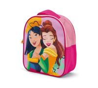 ARDITEX Mochila infantil de Princesas de Disney - 24 cm - Color Rosa - Ideal para la guardería o el colegio