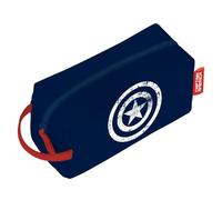 ARDITEX, Neceser Niño Capitan America, Bolsa de Aseo para Hombre, Estuche con Cremallera, Impermeable, Ideal para Organizar Productos de Aseo o Tus Pequeñas Cosas, 100% Poliuretano, 3 x 22 x 8 Cm