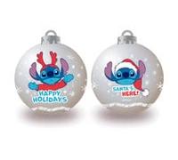 ARDITEX Pack de 6 Bolas árbol de Navidad diámetro 8cm. de Lilo & Stitch