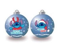 ARDITEX Pack de 6 Bolas árbol de Navidad diámetro 8cm. de Lilo & Stitch