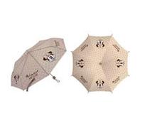 ARDITEX Paraguas de poliéster Plegable de Minnie, 8 Paneles, diámetro 96cm, Apertura Manual, a Prueba de Viento