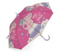 ARDITEX. PARAGUAS INFANTIL DE POLIÉSTER, MODELO PEPPA PIG, 8 PANELES, DIÁMETRO 86CM, APERTURA AUTOMÁTICA.