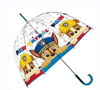 ARDITEX Paraguas Infantil Transparente Patrulla Canina, EVA, 67cm Diámetro, Forma Burbuja, Apertura Manual, 8 Paneles