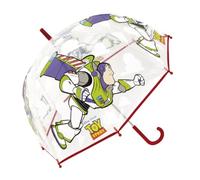 ARDITEX Paraguas Infantil Transparente Toy Story, EVA, 67cm Diámetro, Forma Burbuja, Apertura Manual, 8 Paneles