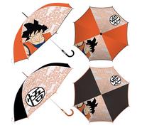 ARDITEX Paragüas Dragon Ball Niño, Diámetro 82 cm, Eva Transparente, Apertura Manual, Regalo Ideal para Niños, Paragüas Goku