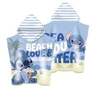ARDITEX - Poncho Stitch de Microfibra con Capucha, 55 x 55 cm