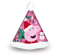 ARDITEX PP14016 Gorro de Navidad Papa Noël de 37X27cm de EONE-Peppa Pig