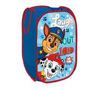 ARDITEX Cesta Plegable Infantil Patrulla Canina, Organizador Rectangular con Asas para Almacenaje de Ropa y Guardar Juguetes, Flexible, Ligero y Resistente 36 x 36 x 58 cm