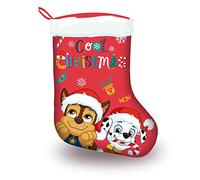 ARDITEX PW14022 Calcetín de Navidad Papa Noël de 42x32cm de Nickelodeon-Patrulla Canina