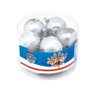 ARDITEX PW14027 Pack de 10 Bolas árbol de Navidad diámetro 6cm. de Nickelodeon-Patrulla Canina