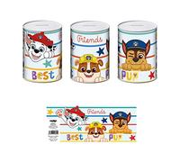 ARDITEX PW15605 Hucha de Metal de 7.5x7.5x10 cm. de Nickelodeon-Patrulla Canina