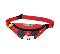 ARDITEX Riñonera con Cierre Cremallera y cinturón 27x11x6.5cm de Mickey