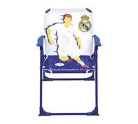 ARDITEX Silla Plegable Infantil Real Madrid, Silla Exterior 38 x 32 x 53 cm
