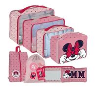 ARDITEX Set de Viaje - Organizador de Equipaje de 8 pzas de Minnie