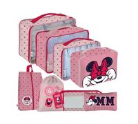 ARDITEX Set de Viaje - Organizador de Equipaje de 8 pzas de Minnie