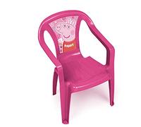 ARDITEX Silla de Plástico Infantil Peppa Pig, Silla Exterior Jardín, Rosa