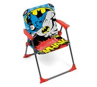 ARDITEX Silla Plegable Infantil Batman, Silla Exterior 38 x 32 x 53 cm
