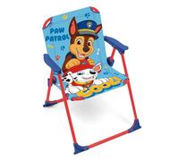 ARDITEX Silla Plegable con Brazos de Chase y Marshall de la Patrulla Canina - 38x32x53cm - Adecuado para jardín, Camping, Playa o montaña - Ideal para niños y niñas.