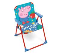 ARDITEX Silla Plegable con Brazos de George Pig - 38x32x53cm - Adecuado para jardín, Camping, Playa o montaña - Ideal para niños y niñas.