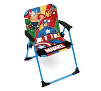 ARDITEX Silla Plegable con Brazos de Los Vengadores de Marvel - 38x32x53cm - Adecuado para jardín, Camping, Playa o montaña - Ideal para niños y niñas.