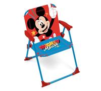 ARDITEX Silla Plegable con Brazos de Mickey Mouse de Disney - 38x32x53cm - Adecuado para jardín, Camping, Playa o montaña - Ideal para niños y niñas.