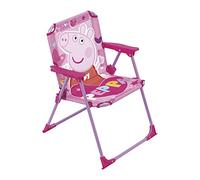 ARDITEX Silla Plegable con Brazos de Peppa Pig - 38x32x53cm - Adecuado para jardín, Camping, Playa o montaña - Ideal para niños y niñas.