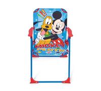ARDITEX Silla Plegable Infantil Mickey Mouse Disney. Silla Exterior para Playa, Jardín y Terraza. Estructura Metálica, Apoyabrazos de Plástico y Asiento Lona 38 x 32 x 53 cm Azul, WD16174