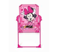 ARDITEX Silla Plegable Infantil Minnie Mouse Disney. Silla Exterior para Playa, Jardín y Terraza. Estructura Metálica, Apoyabrazos de Plástico y Asiento Lona 38 x 32 x 53 cm Rosa, WD16175