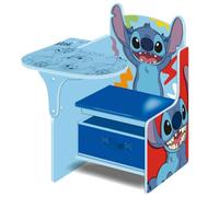 ARDITEX Silla-Pupitre con contenedor Textil (52x60x50cm) de Madera de Lilo & Stitch