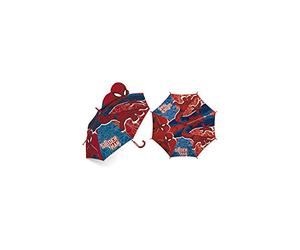 ARDITEX SM13375 Paraguas 3D Marvel-Spiderman, poliéster, 8 paneles, diámetro 86 cm, apertura manual RIV001 Talla única, Spiderman, talla única, Hombre araña, One size