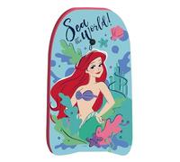 Arditex Tabla de natación Grande Ariel La Sirenita Disney - 80x46x5 cm - con Cuerda, Correa de Seguridad, Espuma EPS Ligera, Ideal para Olas y Juegos acuáticos - Color Turquesa