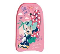 Arditex Tabla de natación Grande Minnie Mouse Disney - 80x46x5 cm - con Cuerda, Correa de Seguridad, Espuma EPS Ligera, Ideal para Playa y Piscina - Color Rosa Tropical
