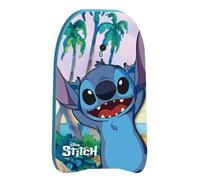 Arditex Tabla de natación Grande Stitch Disney - 80x46x5 cm - con Cuerda, Correa de Seguridad, Espuma EPS Ligera, Forma ergonómica, Ideal para Olas y Piscina - Color Azul