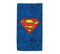 ARDITEX Toalla de Microfibra Superman DC Comics 170x90 cm Azul y Rojo - Logo Cómic Clásico - Secado Rápido, Alta Absorción y Comodidad - Ideal para Fans Uso Diario