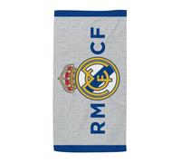Arditex Toalla de microfibra Real Madrid 70x140 cm Gris y Azul – Diseño minimalista, secado rápido