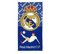 ARDITEX, Toalla Real Madrid, Toalla de Playa Real Madrid de Microfibra, Grande, para Piscina, Tumbona, Baño, Ducha, con Diseño Europeo, 100% Poliéster, 140 x 70 Centímetros, 240 gsm