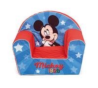 ARDITEX Sillón Infantil Mickey Mouse, Sofá Desenfundable de Espuma 42x52x32 cm