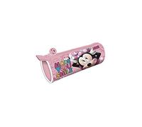 ARDITEX WD13196 Lapicero Portatodo Cilíndrico de 21.5x7.5x7.5cm de Disney-Minnie