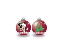 Gerimport - Disney Mickey Mouse - Pack 6 Bolas Rojas - Decoración Navideña única