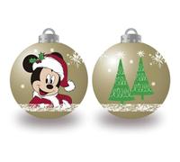 ARDITEX WD13423 Pack de 6 Bolas árbol de Navidad diámetro 8cm de Disney-Mickey