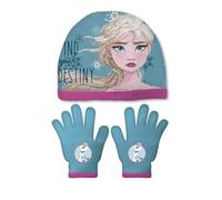ARDITEX WD14725 Set de Guantes mágicos y Gorro de poliéster de Disney-Frozen