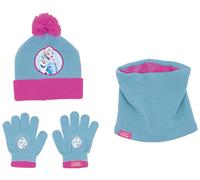 ARDITEX WD14726 Set de Guantes mágicos, Gorro y Buff de Punto de Disney-Frozen