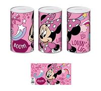 ARDITEX WD15598 Hucha de Metal de 10x10x17.5 cm. de DISNEY-Minnie