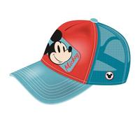 ARDITEX WD16182 Gorra de Poliéster de Rejilla con Bordados de Disney-Mickey