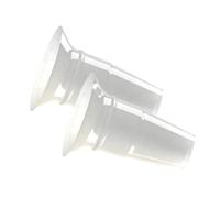 ARDO 2 insertos de brida de 22 mm para lactancia materna. Protectores de pecho transparentes para mayor comodidad mientras extraes y extraes leche. Uso con sacaleches ARDO Alyssa, Calypso y Amaryll.