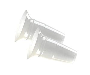 ARDO 2 insertos de brida de 22 mm para lactancia materna. Protectores de pecho transparentes para mayor comodidad mientras extraes y extraes leche. Uso con sacaleches ARDO Alyssa, Calypso y Amaryll.