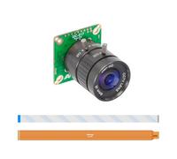 Arducam Cámara IMX477 Pi HQ para Raspberry Pi 5, Viene con una Lente CS de 1/2.3 Pulgadas de Longitud Focal de 6 mm, ampliamente Compatible con Raspberry Pi 4B, 3B+, Zero