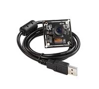Arducam Cámara USB de 2 MP con obturador global, 50 fps OV2311, módulo de cámara web monocromática UVC con lente M12 de baja distorsión sin micrófonos, compatible con Windows, Linux, Android y Mac OS